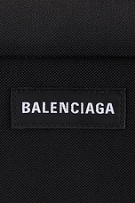 Balenciaga Explorer Sling Hobo in Black, view 6, click to view large image.