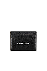 Balenciaga Cash Cardholder in Black & White, view 1, click to view large image.