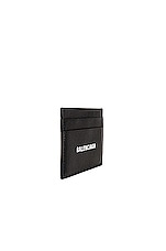 Balenciaga Cash Cardholder in Black & White, view 3, click to view large image.