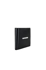 Balenciaga Cash Square Fold Wallet in Black, view 3, click to view large image.