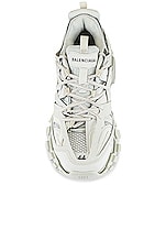 Balenciaga Track Sneaker in White, view 4, click to view large image.
