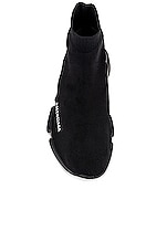 Balenciaga Speed Light Sneaker in Black, view 4, click to view large image.