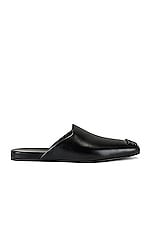 Balenciaga Cosy New BB Mule in Black, view 1, click to view large image.