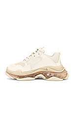 Balenciaga Triple S Sneaker in Off White, view 5, click to view large image.