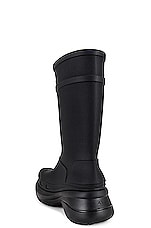 Balenciaga Crocs Boot in Black, view 3, click to view large image.