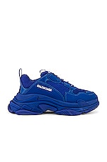 Balenciaga Triple S Sneaker in Blue, view 1, click to view large image.
