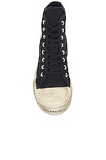Balenciaga Paris High Top in Black & White, view 4, click to view large image.