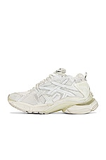 Balenciaga Runner Sneaker in White, view 5, click to view large image.