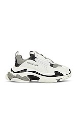 Balenciaga Triple S Sneaker in Black, Grey, & White | FWRD