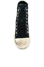 Balenciaga Paris High Top in Black & White, view 4, click to view large image.