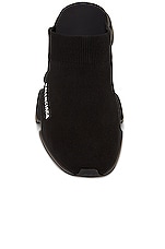 Balenciaga Speed Mule in Black, view 4, click to view large image.