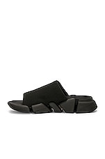 Balenciaga Speed 2.0 Slide in Black, view 5, click to view large image.