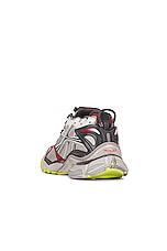 Balenciaga Runner in Blk, Whi, Red, & Fluo Yel, view 3, click to view large image.