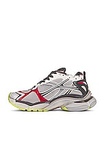 Balenciaga Runner in Blk, Whi, Red, & Fluo Yel, view 5, click to view large image.