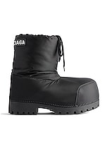 Balenciaga Alaska Low Boot in Black, view 1, click to view large image.