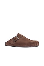 Balenciaga Sunday Mule in Cold Brown, view 2, click to view large image.