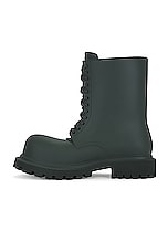 Balenciaga Steroid Boot in Dark Khaki, view 5, click to view large image.