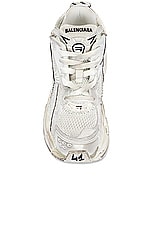 Balenciaga Runner in White, view 4, click to view large image.