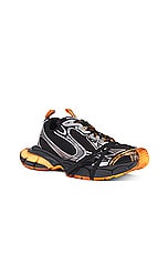 Balenciaga 3xl Sneaker in Black, Orange, & Grey, view 2, click to view large image.
