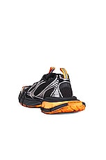 Balenciaga 3xl Sneaker in Black, Orange, & Grey, view 3, click to view large image.