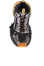 Balenciaga 3xl Sneaker in Black, Orange, & Grey, view 4, click to view large image.