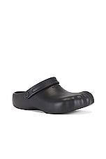 Balenciaga Sunday Molded Clog in Black, view 2, click to view large image.