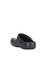 Balenciaga Sunday Molded Clog in Black, view 3, click to view large image.