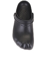 Balenciaga Sunday Molded Clog in Black, view 4, click to view large image.