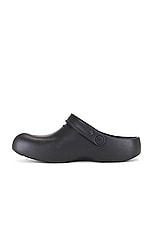 Balenciaga Sunday Molded Clog in Black, view 5, click to view large image.