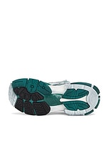 Balenciaga Runner in White, Green, & Blue, view 6, click to view large image.