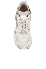 Balenciaga Runner Sneaker in Beige Mix, view 4, click to view large image.