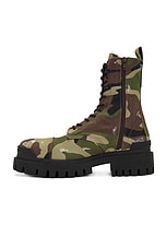 Balenciaga Strike Boot L20 in Dark Camo, view 5, click to view large image.