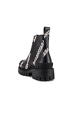Balenciaga Strike Bootie L20 in Black & Red, view 3, click to view large image.