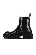 Balenciaga Tractor Bootie L20 in Black, view 5, click to view large image.