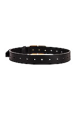Balenciaga BB Hourglass Belt in Black, view 2, click to view large image.