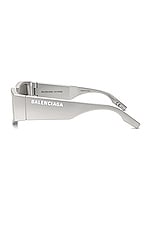 Balenciaga LED Sunglasses in Silver, view 3, click to view large image.