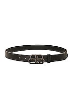 Balenciaga Bb 25 Belt in Black, view 1, click to view large image.