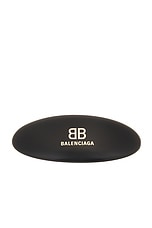 Balenciaga Hairclip in Black & Gold, view 1, click to view large image.
