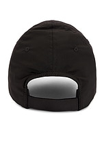 Balenciaga Cap Hat in Black & Reflective, view 3, click to view large image.