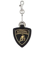 Balenciaga X Lamborghini Shield Charm in Black | FWRD