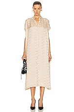 Balenciaga Cut Dress in Champagne Beige, view 1, click to view large image.