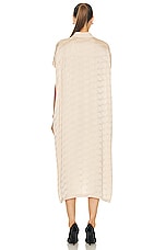 Balenciaga Cut Dress in Champagne Beige, view 3, click to view large image.