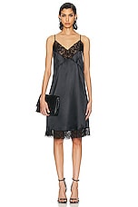 Balenciaga Slip Dress in Black, view 1, click to view large image.