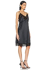 Balenciaga Slip Dress in Black, view 2, click to view large image.