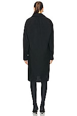 Balenciaga Kick Collar Dress in Black, view 3, click to view large image.