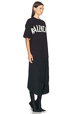 Balenciaga T-Shirt Dress in Black, view 2, click to view large image.
