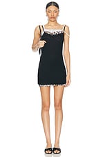 BALENCIAGA★BLACK AND GODL MINI DRESS Balenciaga Layered Mini Dress in Black | FWRD