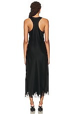 Balenciaga Lingerie Dress in Black, view 3, click to view large image.