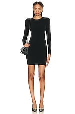 Balenciaga Mini Dress in Black, view 1, click to view large image.