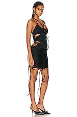 Balenciaga Patched Bikini Dress in Black, view 2, click to view large image.
